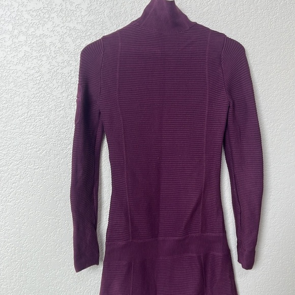 Athleta Dress Winter Cotton Wool Purple size Extra Small - Picture 8 of 11